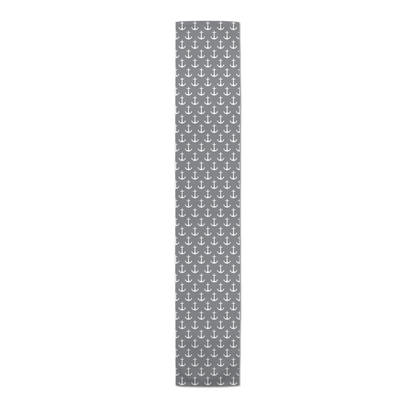 Chemin de table géométrique McKay, L 90 po x l 16 po, Gris, Mckay Geometric