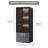 126'' Gray Entertainment Center for 55/65/75 Inch TV, Wood Modern Media Console Set Of 3 Includes Tv Stand With Storage And Two 3-tier Display Cabinet With 2 Drawers For Living Room And Bedroom-1435591510