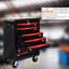 Armoire 7 outils avec 4 roues universelles et système de verrouillage - Chariot roulant noir et rouge 7 tiroirs, fabrication thermolaquée durable-991662242