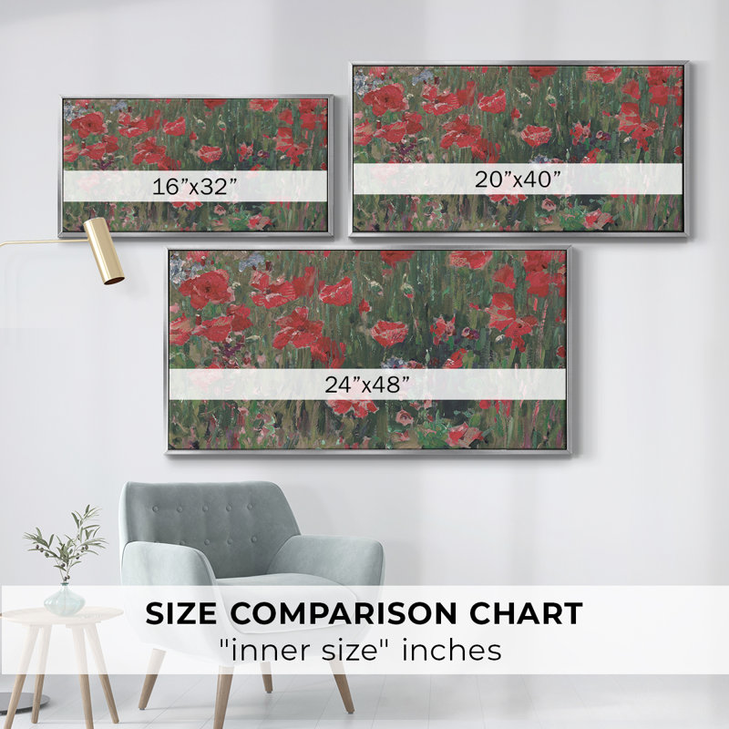 Botanical Series-CDXCVI- Toile tendue avec châssis encadré - Prêt à être accroché, H 21 po x l 41 po, Argent argent