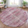Machine Washable Indoor/Outdoor Xhevrie Blush Rug