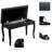 Cirillo Faux Leather Upholstered Storage Bench-1316433950