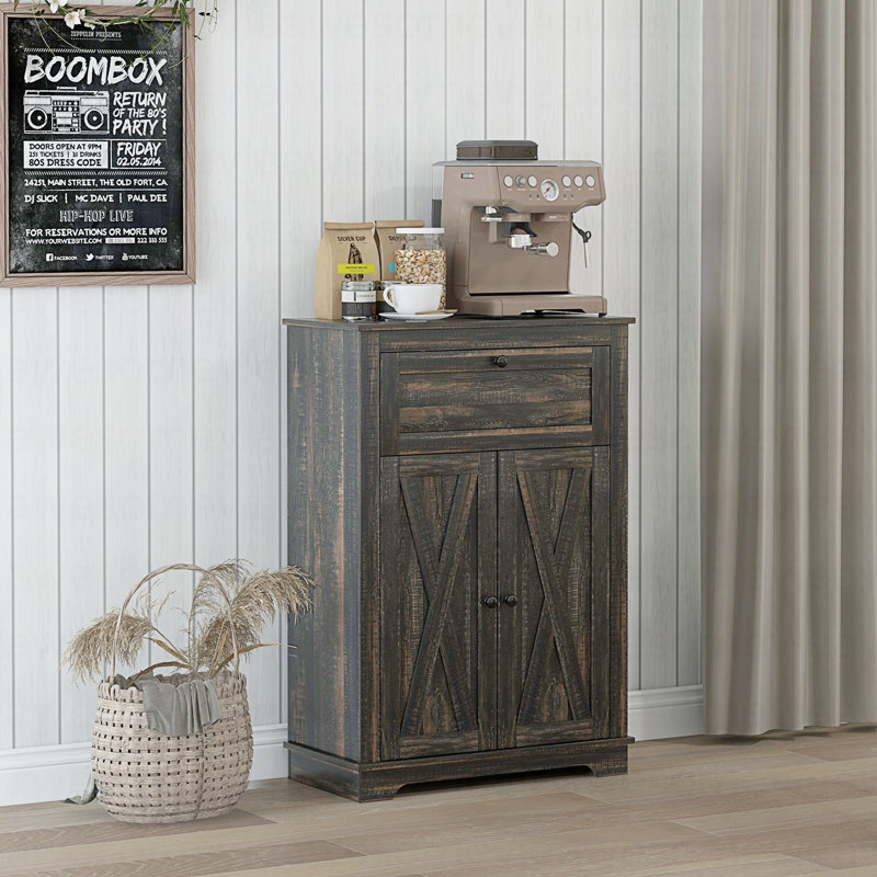 Armoire de rangement Farmhouse, Brun