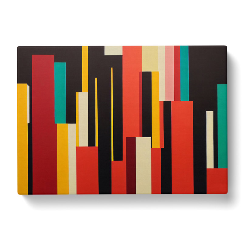 Energising Modern Abstract - Wrapped Canvas, 40cm H x 60cm W x 3cm D