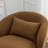 Queensland 33" Wide Boucle Upholstered Swivel Barrel Chair-88039650