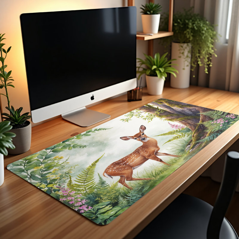 Polyester Desk Pad, 31.5x15.5