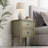 Farmhouse 2 Drawer Nightstand With Hidden Drawer-687096196