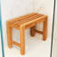Banc de douche en teck-64476482