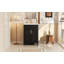 Meuble-lavabo 24 po avec lavabo supérieur, armoire de rangement moderne avec 2 portes à fermeture douce et tablette réglable, structure en bois massif-126278476