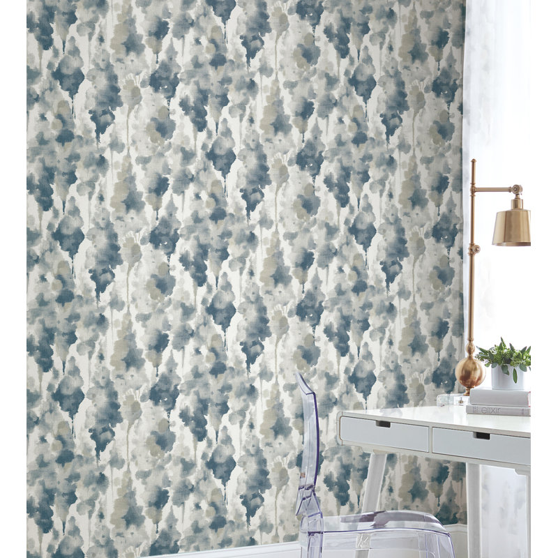 Mirage Navy Peel & Stick Wallpaper