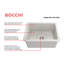 Sotto 24'' L Single Basin Kitchen Sink-853104472