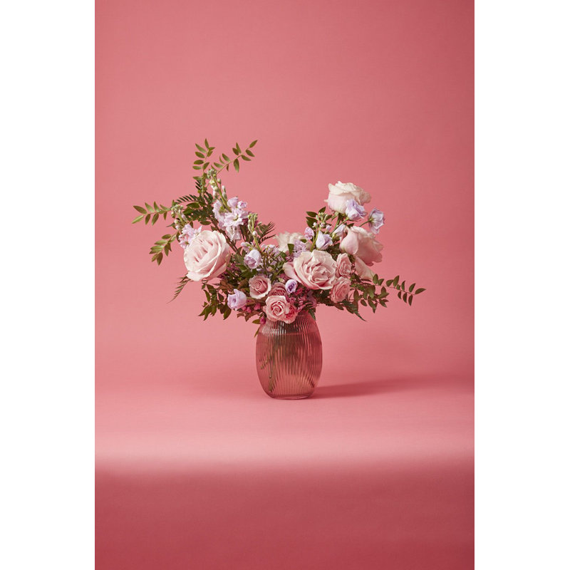Vase Demetri Rosay, H 8 po x l 5,75 po x P 5,75 po