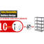 Étagères de rangement robustes à 5 niveaux en métal, faciles à assembler, réglables, tablettes de rangement pour les sous-sols, les garages et la cuisine, H 72 po x l 47,2 po x P 17,7 po