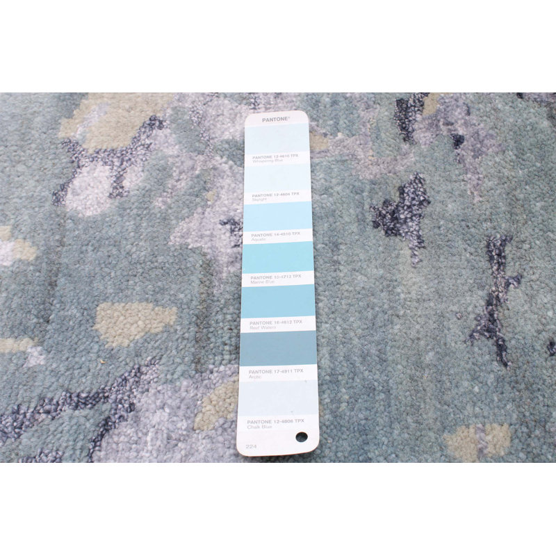 Tapis turquoise Legacy 5 po x 8 po