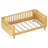 Twin Size Wood Platform Bed, Wood Low Profile Twin Bed With Rails-171702317