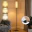 Lampe sur pied moderne de 66,5 pouces de haut avec température de couleur 3 et interrupteur au pied-175359634