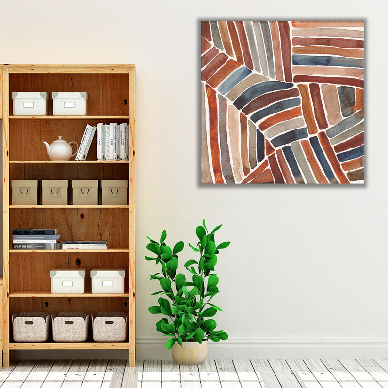 Furrow II - reproduction d'art sur toile, H 40 po x l 40 po