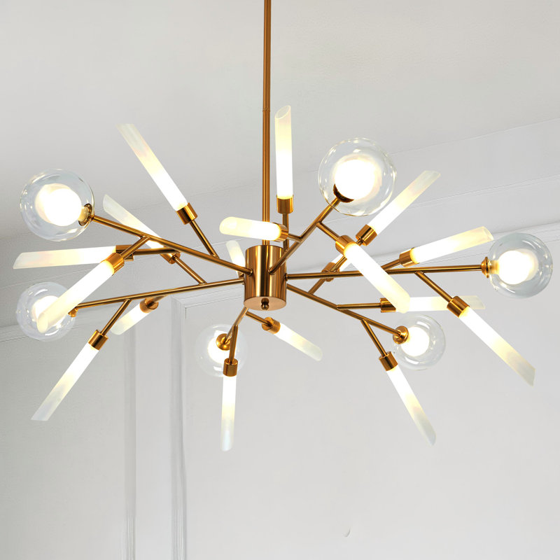 Lustre spoutnik 24 lumières à intensité variable
