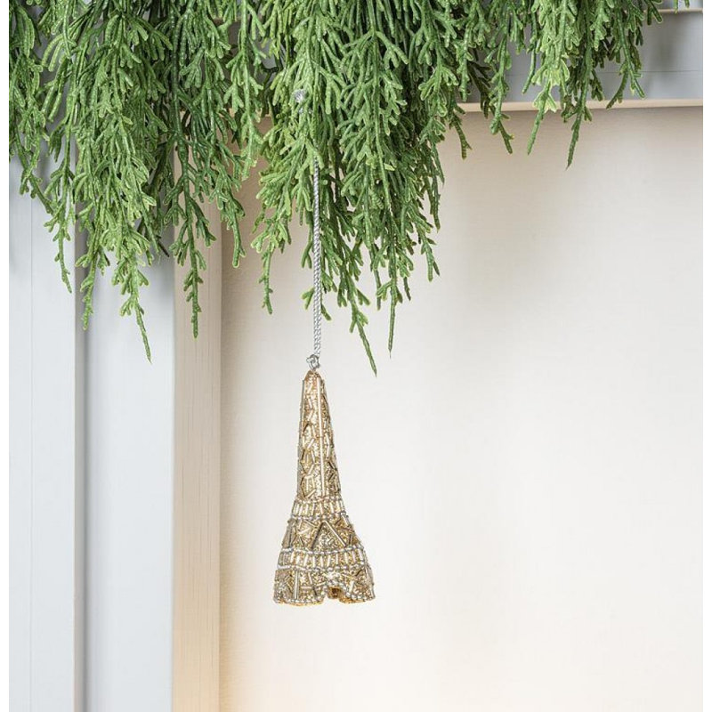Eiffel Tower Bead Ornament