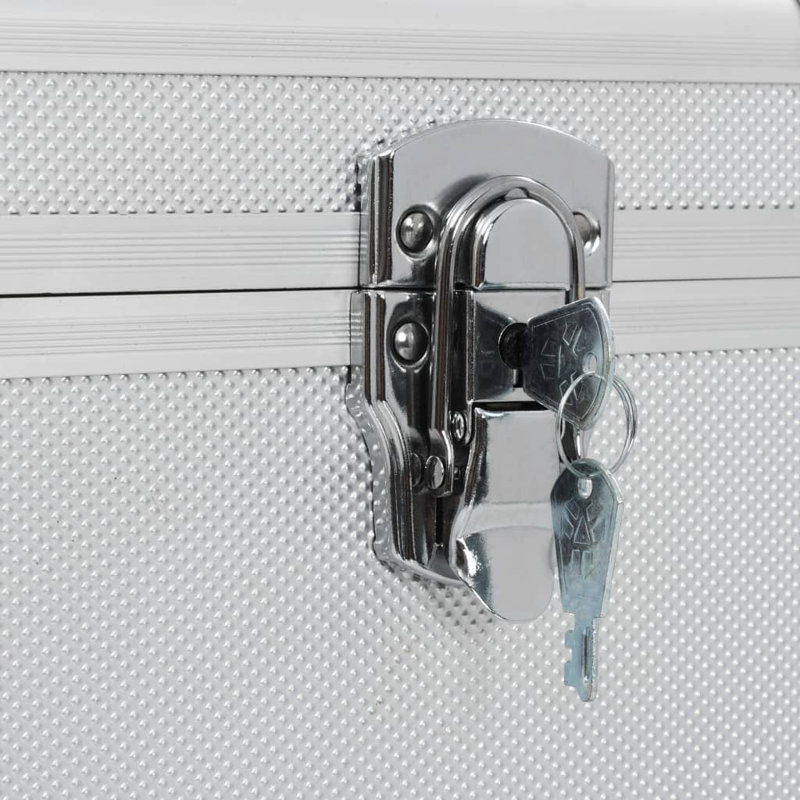 3 Piece Toolbox Set, Silver