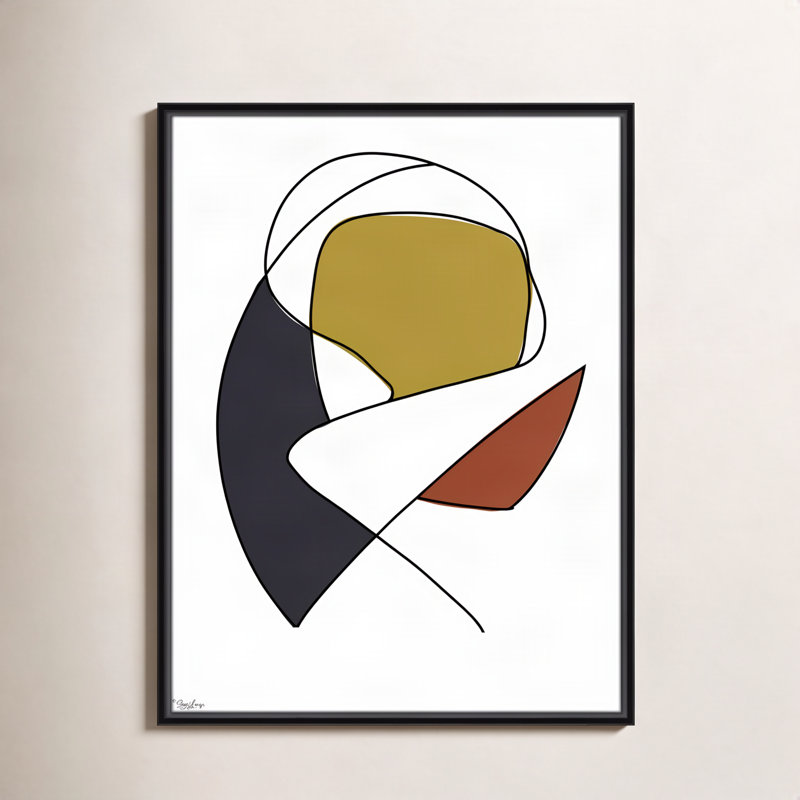 Paige Tribeca 3 - reproduction encadrée sur toile, H 29,5 po x l 23,5 po x P 2 po, Noir