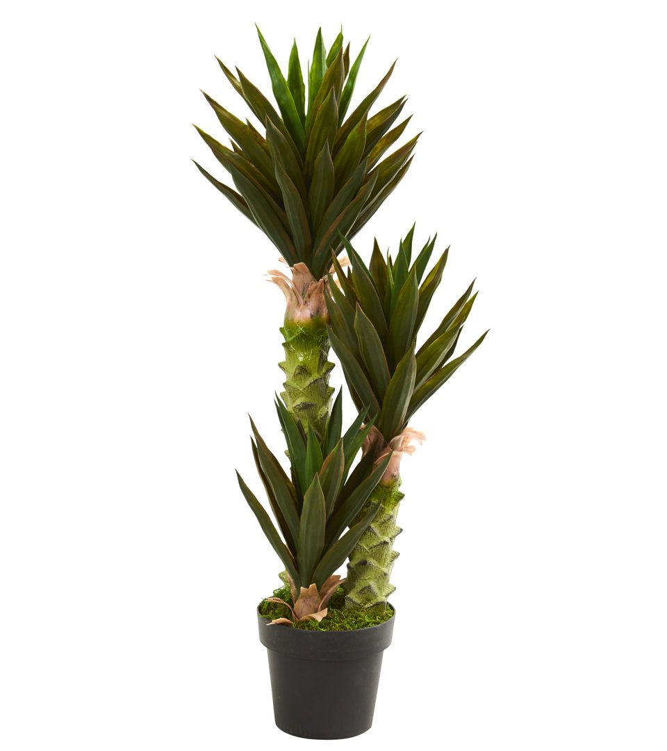 42'' Faux Agave Plant in Pot Bay Isle Home™