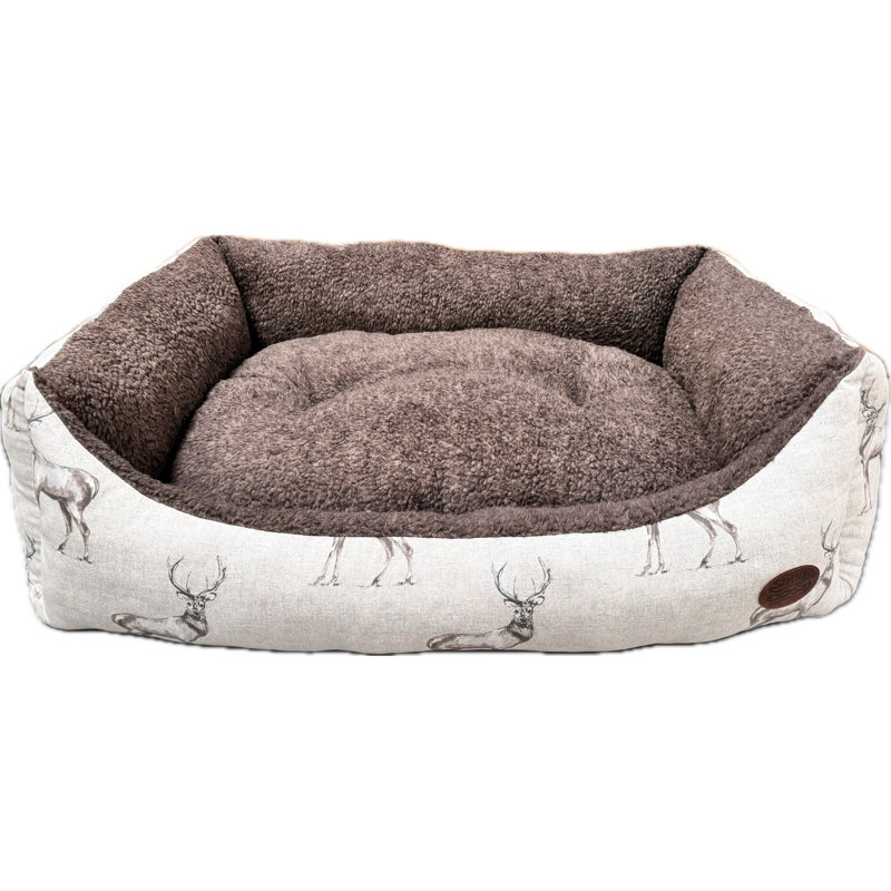 Phillipston Animal Print Polyester Pet Bed, 11cm H x 27cm W x 22cm D