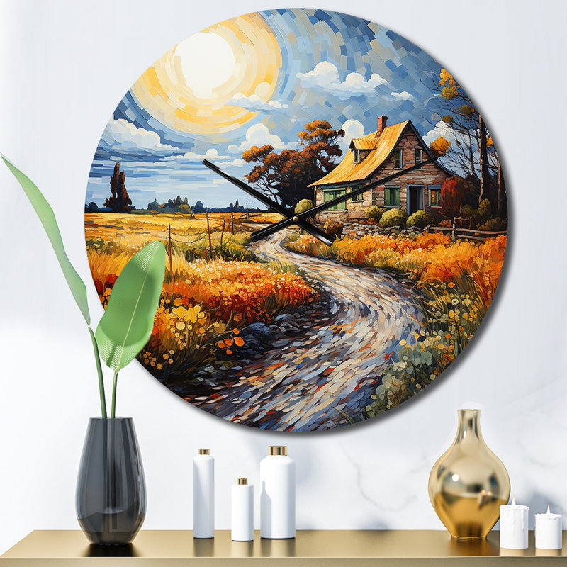 Horloge murale en métal Kandance, Moyenne