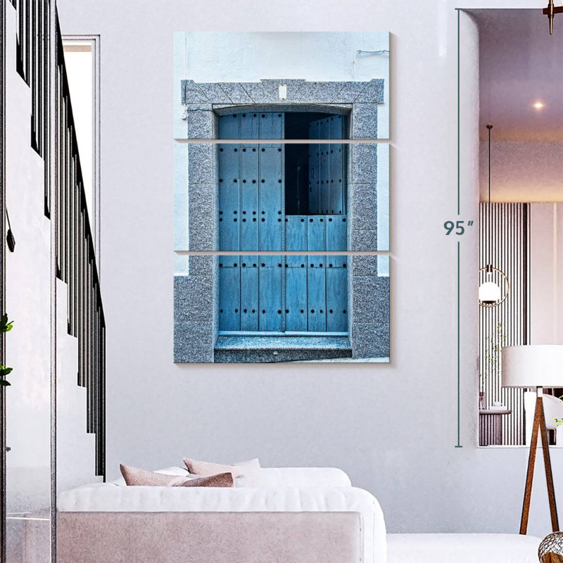 Porte hollandaise Lilie Blue, H 74 po x l 48 po