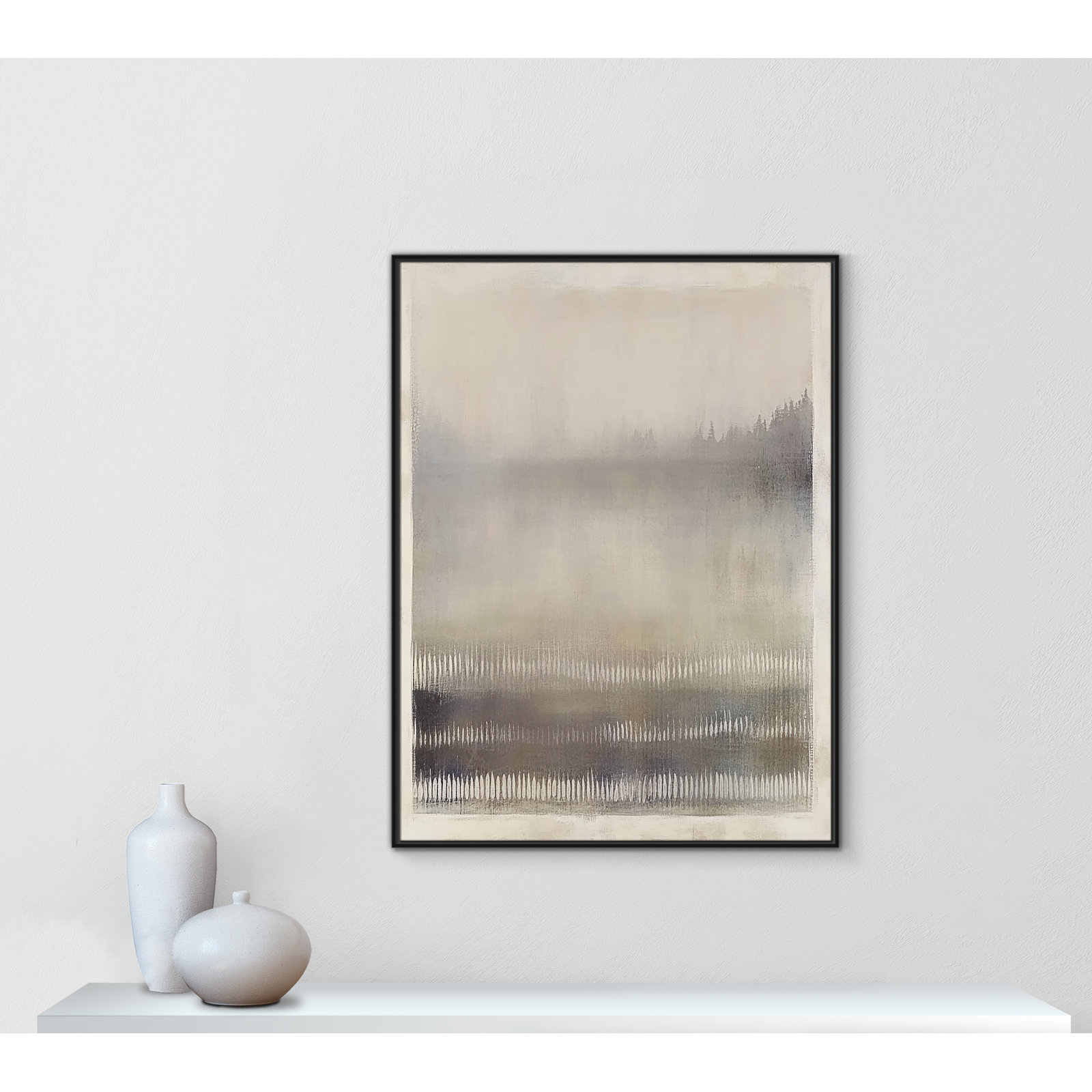 Balanced Silence III Print by Irena Orlov, 49.5" H x 37.5" W, Black Floater