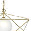 Macy 1 - Light Gold Geometric Pendant