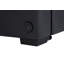 Canapé-lit modulaire en tissu de PVC noir 84,5 po Duilio avec chargeur USB