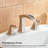 2-handle Bathroom Faucet with Drain Assembly-100140343