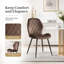 Norred Modern Velvet Dining Chair with Ergonomic Backrest, Set of 4-118794388