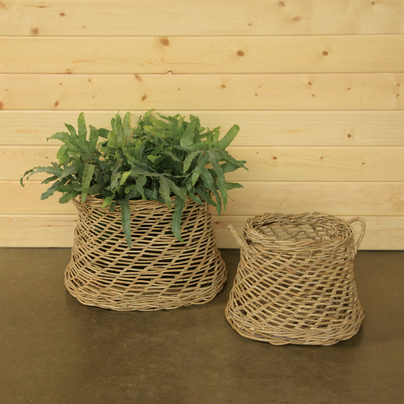 Rattan Oval Basket Set