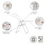 Brabantia Hangon 25 m Folding Drying Rack-100078678