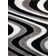 RugGuy Shaggy Black/Gray/White Area Rug