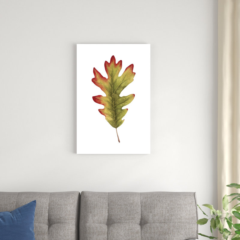 Étude de feuilles d'automne II, H 30 po x l 20 po