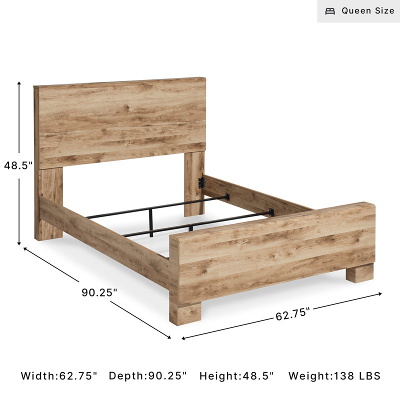 Homeira Panel Bed, Queen