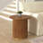 Transitional Fluted Accent Side Table