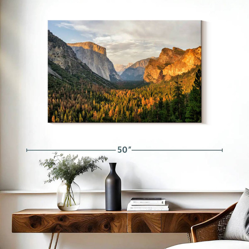 Alvord Yosemite Valley au lever du soleil, H 26 po x l 39 po