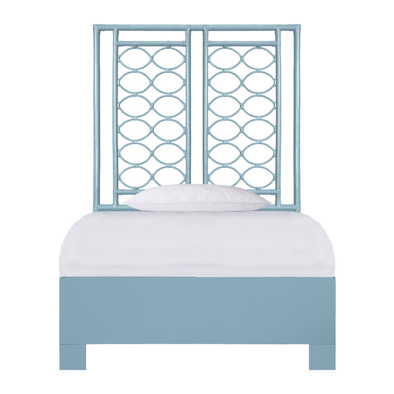Lit plateforme Infinity, Très grand, Bleu piscine