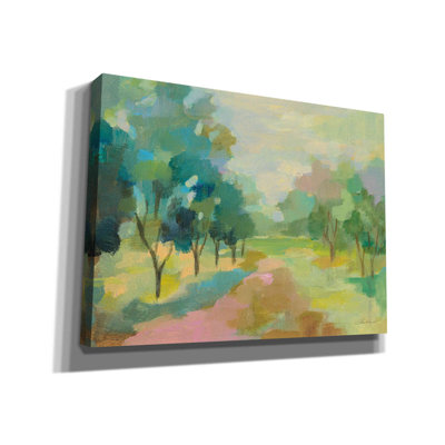 «Sunrise Forest» par Silvia Vassileva - peinture sur toile tendue