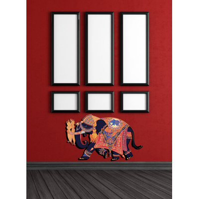 Adhésif décoratif éléphant indien