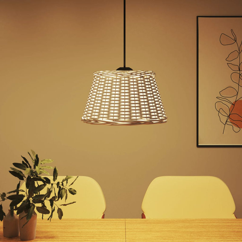 Chira Pendant Shade, White, 30cm H x 50cm W x 50cm D
