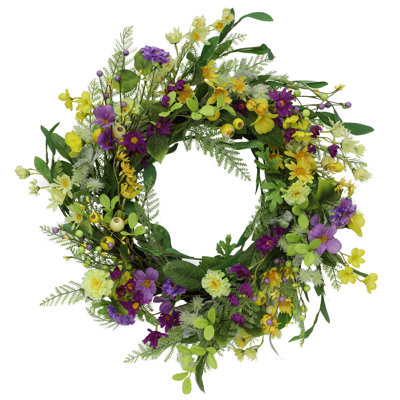 Faux Pine Polyester 24'' Wreath
