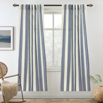 Rideaux semi-transparents avec passe-tringle Chris