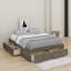 Grand lit plateforme avec tiroirs-121082564
