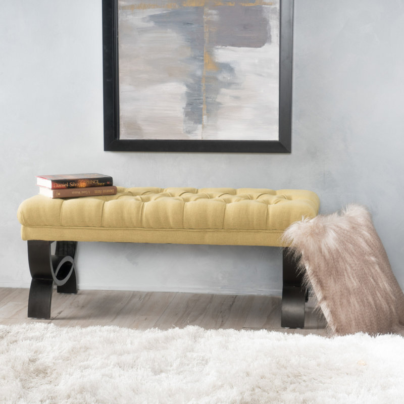 HILTON OTTOMAN, Jaune