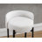 Toey Upholstered Counter Stool with Metal Frame-1233027696